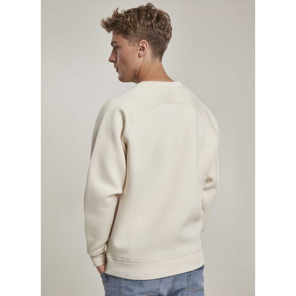 Urban Classics Urban Classics Crewneck sweater Raglan Zip Urban Classics Urban Classics Sweater Sweat Crew Cream
